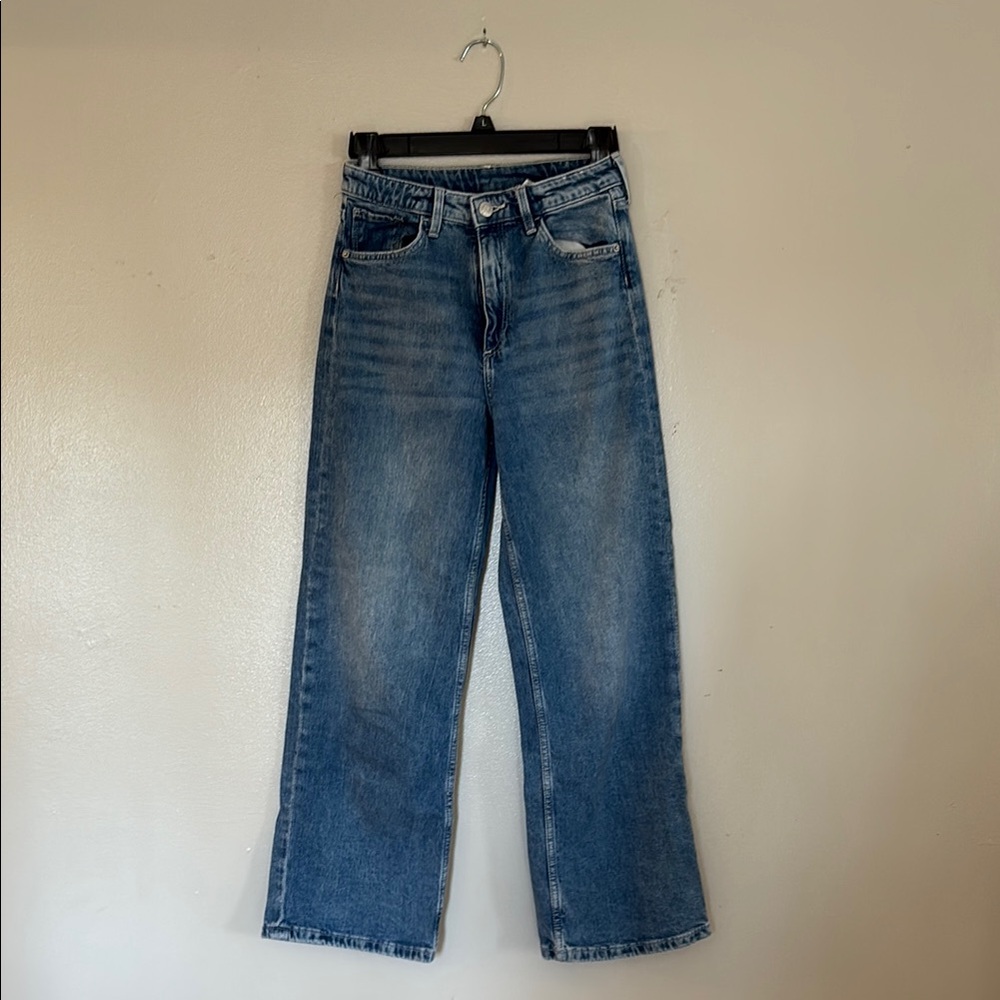 H&M wide leg jeans